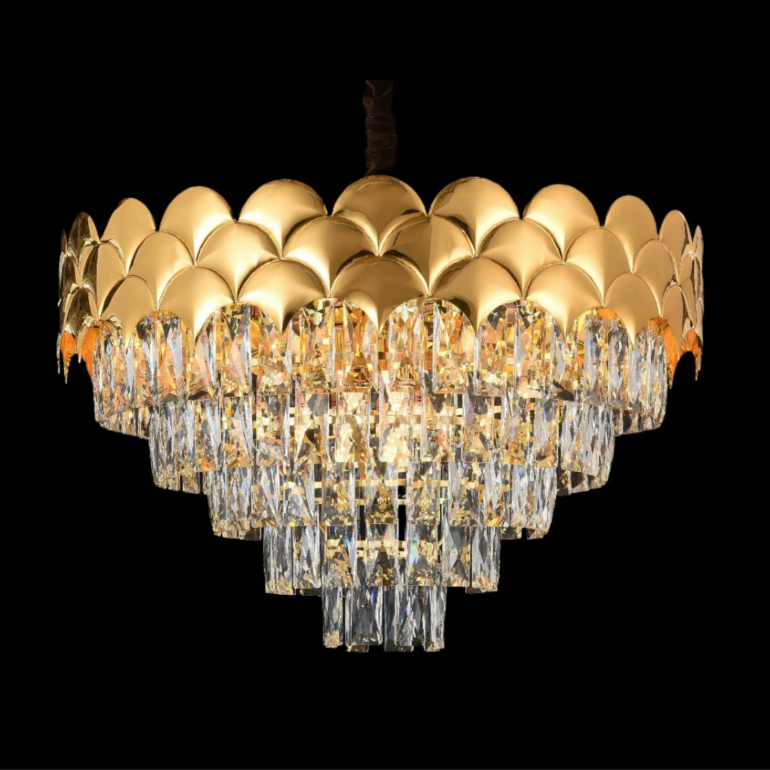 lampu kristal kontemporer